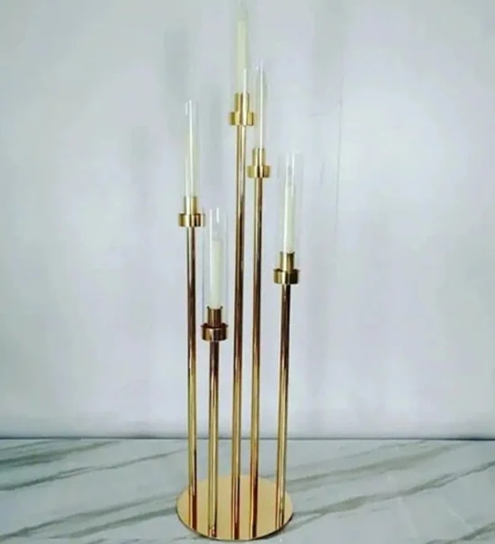 Sfeșnic Fier si Sticlă A-80235 Wei